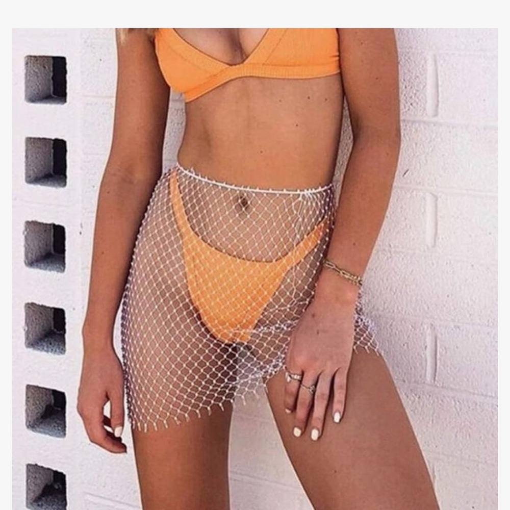 Women’s rhinestone mesh BOTTOM